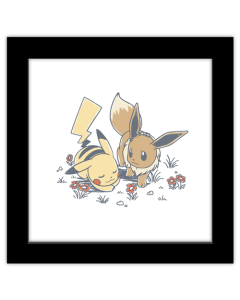 Gallery Pops Pokémon - Daily Sketch Pikachu and Eevee Wall Art