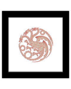 Gallery Pops House of the Dragon: Season 2 - Three Dragon Icon Wall Art