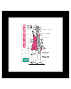 Gallery Pops Squid Game - Young-Hee Diagram Wall Art