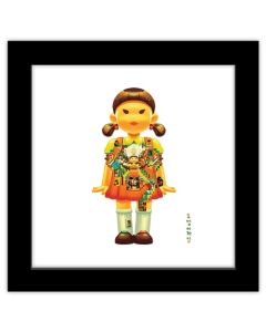 Gallery Pops Squid Game - Young-Hee Stairway Graphic Wall Art
