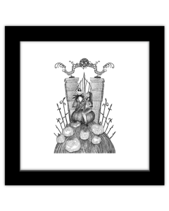 Gallery Pops Disney The Nightmare Before Christmas - Sketch Jack and Sally Pumpkin Patch Wall Art