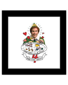 Gallery Pops Elf - Four Main Food Groups Graphic Wall Art