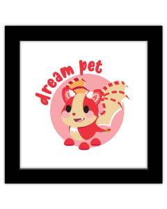 Gallery Pops Adopt Me! - Strawberry Shortcake Bat Dragon Wall Art