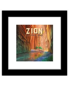 Gallery Pops Lantern Press - Zion National Park Utah The Narrows Wall Art