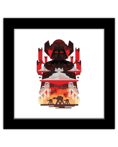 Gallery Pops® Star Wars: Saga - Heroic Gestures Darth Vader Empire Badge Wall Art
