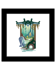 Gallery Pops® Star Wars: Saga - Heroic Gestures Yoda Force Badge Wall Art