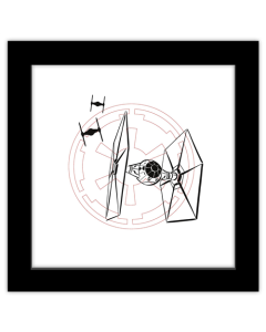 Gallery Pops® Star Wars: Saga - Heroic Gestures TIE Fighter Line Insignia Wall Art
