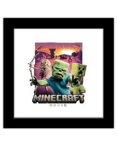 Gallery Pops A Minecraft Movie - Zombie Mobs Graphic Wall Art