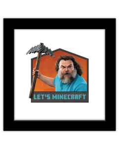 Gallery Pops A Minecraft Movie - Steve Let's A Minecraft Wall Art