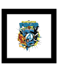 Gallery Pops Marvel The Fantastic Four: First Steps (2025) - First Family Retro Badge Wall Art