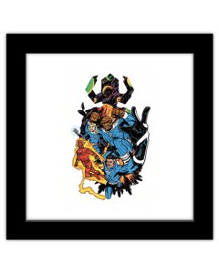 Gallery Pops Marvel The Fantastic Four: First Steps - Galactus Planet Silhouette Graphic Wall Art