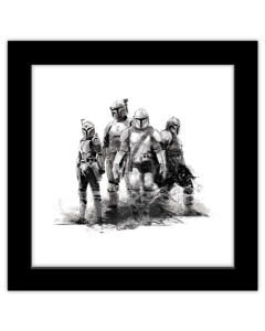 Gallery Pops Star Wars: The Mandalorian - Illustrious Mandalorians Wall Art