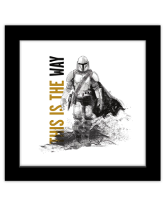 Gallery Pops Star Wars: The Mandalorian - Illustrious This Is The Way Wall Art