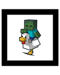 Gallery Pops Minecraft - Chicken Jockey Isometric Wall Art