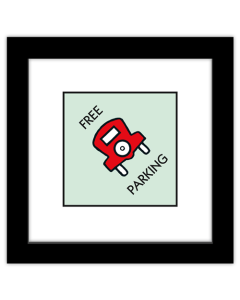 Gallery Pops® Monopoly - Free Parking Wall Art