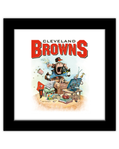 Gallery Pops® NFL Cleveland Browns - Gary Patterson #1 Fan 26 Wall Art