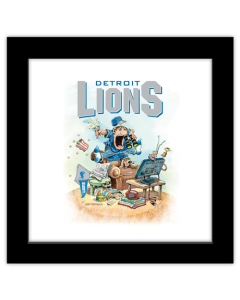 Gallery Pops® NFL Detroit Lions - Gary Patterson #1 Fan 26 Wall Art