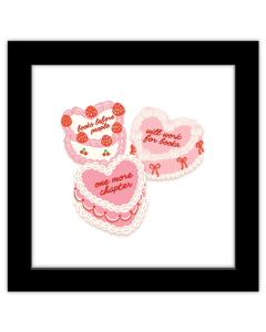 Gallery Pops® BookTok - Heart Cakes One More Chapter Wall Art