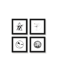 Gallery Pops Disney The Nightmare Before Christmas Wall Art Bundle (4-Pack)