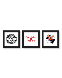 Gallery Pops Five Nights At Freddy's - Signs Wall Art Bundle (3-Pack)