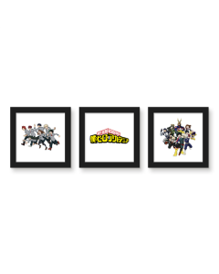 Gallery Pops My Hero Academia - Heroes Wall Art Bundle (3-Pack)
