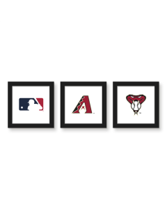 Gallery Pops MLB - Arizona Diamondbacks - Team Wall Art Bundle (3-Pack)