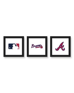 Gallery Pops MLB Atlanta Braves - Team Wall Art Bundle (3-Pack)