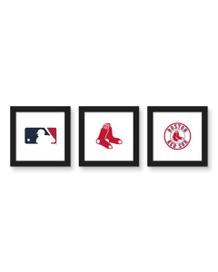 Gallery Pops MLB - Boston Red Sox - Team Wall Art Bundle (3-Pack)