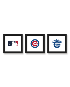 Gallery Pops MLB - Chicago Cubs - Team Wall Art Bundle (3-Pack)