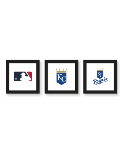 Gallery Pops MLB - Kansas City Royals - Team Wall Art Bundle (3-Pack)