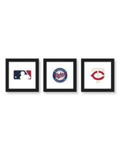 Gallery Pops MLB - Minnesota Twins - Team Wall Art Bundle (3-Pack)