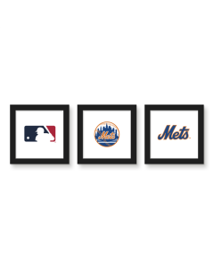 Gallery Pops MLB - New York Mets - Team Wall Art Bundle (3-Pack)