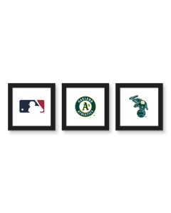 Gallery Pops MLB - Oakland Athletics - Team Wall Art Bundle (3-Pack)