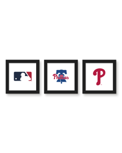 Gallery Pops MLB - Philadelphia Phillies - Team Wall Art Bundle (3-Pack)