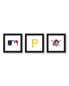 Gallery Pops MLB - Pittsburgh Pirates - Team Wall Art Bundle (3-Pack)