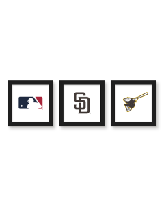 Gallery Pops MLB - San Diego Padres - Team Wall Art Bundle (3-Pack)