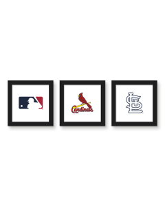 Gallery Pops MLB - St. Louis Cardinals - Team Wall Art Bundle (3-Pack)