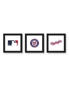 Gallery Pops MLB - Washington Nationals - Team Wall Art Bundle (3-Pack)