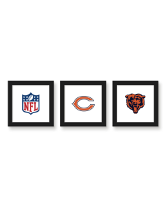 Gallery Pops NFL Chicago Bears Wall Art Bundle (3-Pack)