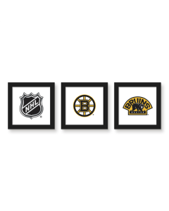 Gallery Pops NHL Boston Bruins - Team Wall Art Bundle (3-Pack)
