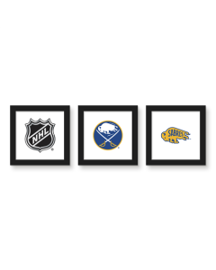 Gallery Pops NHL Buffalo Sabres - Team Wall Art Bundle (3-Pack)