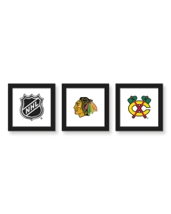 Gallery Pops NHL Chicago Blackhawks - Team Wall Art Bundle (3-Pack)