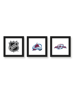 Gallery Pops NHL Colorado Avalanche - Team Wall Art Bundle (3-Pack)