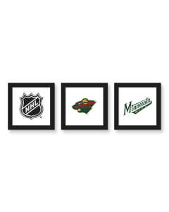 Gallery Pops NHL Minnesota Wild - Team Wall Art Bundle (3-Pack)