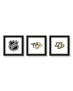 Gallery Pops NHL Nashville Predators - Team Wall Art Bundle (3-Pack)