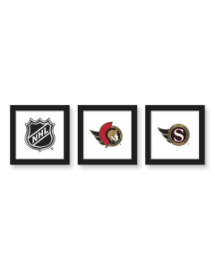 Gallery Pops NHL Ottawa Senators - Team Wall Art Bundle (3-Pack)