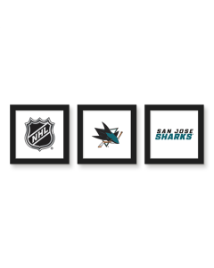 Gallery Pops NHL San Jose Sharks - Team Wall Art Bundle (3-Pack)