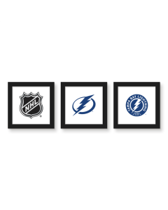Gallery Pops NHL Tampa Bay Lightning - Team Wall Art Bundle (3-Pack)