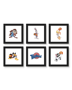 Gallery Pops Space Jam - Tune Squad Wall Art Bundle (6-Pack)
