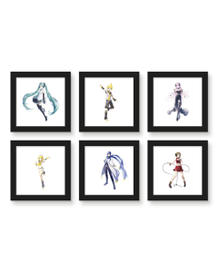 Gallery Pops Hatsune Miku - Vocaloid All Stars Wall Art Bundle (6-Pack)
